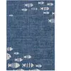 Novatrend Tapis moderne bleu 200x280 cm