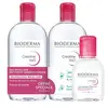 Bioderma Créaline H2O Eau Micellaire Démaquillante Lot de 2 x 500ml + ...