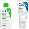 Cerave Routine Visage Peaux Sèches Crème Lavante Hydratante 236ml & Cr...