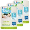 Tidoo Couche Écolabellisée 40 couches Taille 5 (12-25kg) Lot de 3
