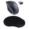 Logitech Wireless Mouse M705 Noir + T'nB Tapis de Souris Ergo-Design noir