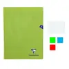 Non communiqué Lot de 3 cahiers - 24x32(cm) - Grands carreaux - 48 pages - couverture en polypro - sans spirale - Clairefontaine - Mimesys
