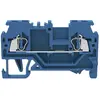 Degson WS1.5-01P-12-00A(H) Borne de passage borne à ressort bleu 1 pc(...
