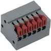 Bornier à ressort PTR Hartmann AKZ4791/2KD-2.54-H 54791020422F 0.75 mm...