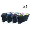 Pack de 4 Cartouches E-503XL BK/C/M/Y (x 5)