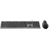 INOVU Pack clavier-souris AW10G (Gris/Noir) + EG200V (Noir)