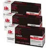 UPrint Pack de 3 toners compatibles Brother TN-2510XL (Noir)