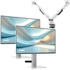 INOVU 27" LED - 2x AURA MBS27 + Support de bureau INOVU LT2 Blanc