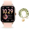Ice Watch Ice Fit RT 3.0 Rose Or + Bracelet Chaine Opaline Vert OFFERT...