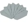 Casa - 8 Serviettes de table Washed Cotton bleu perle - 45x45 cm OS
