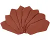 Casa - 8 Serviettes de table Washed Cotton bois de cèdre - 45x45 cm OS