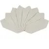 Casa - 8 Serviettes de table Prasel Uni gris clair - 43x43 cm OS