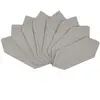 Casa - 8 Serviettes de table Uniline grises - 43x43 cm OS