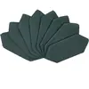 Casa - 8 Serviettes de table Uniline vert botanique - 43x43 cm OS