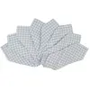 Casa - 8 Serviettes de table Washed Cotton vichy heather - 45x45 cm OS