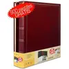 BREPOLS Lot de 2 albums traditionnels jumbo 100 pages pour 500 photos 10x15 - Rouge