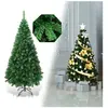 COSTWAY Sapin de Noël Artificiel 210cm Aiguilles en PVC Arbre en Epicé...
