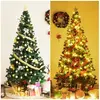 Sapin de Noël Artificiel 180 cm COSTWAY Vert - Aiguilles en PVC - Supp...