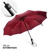 SNAKIOX Parapluie Automatique - Rouge - Anti Retournement Résistant Au Vent anti-uv - Hommes et Femmes