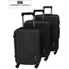 Set de 3 valises ABS Umberto Ravelli - Noir