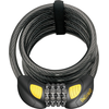 Antivol câble Onguard Combo Doberman Glo-180cmx12mm Noir TU ON8031G