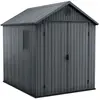 Abri de jardin DARWIN 68 en résine - KETER - gris - 4,5 m²