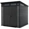 Abri de jardin CORTINA 77 en résine KETER gris foncé 4,7m²