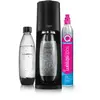 Machine à eau pétillante  TERRANLV + 2 bouteilles 1L noire  SODASTREAM