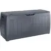 Coffre De Jardin 270l Résine Gris Anthracite Hollywood Keter