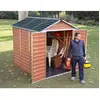 Abris de jardin Skylight 6 Palram Longueur : 2m30, Largeur : 1.85 m