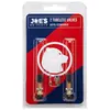 Joes lot de 2 valves schrader argenté