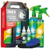 Joes-no-flats Kit Complet de Nettoyage et Lubrification: Savon, Dégraissant, Lubrifiant, Chiffon et Polisseur