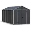 Canopia by Palram Abri de jardin Rubicon polycarbonate gris foncé surface totale 10,7m²