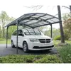 Palram - Canopia Carport Atlas 4.95 x 2.88 m Gris, Toiture Teintée