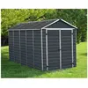 CANOPIA BY PALRAM Abri de jardin Skylight 378.6 x 185.4 cm Gris foncé