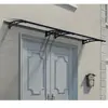 Palram - marquise transparente 302x91.5cm gris anthracite - 705580 TU