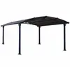Palram - carport 15.5m² gris anthracite  705515 - arcadia 4300 705515
