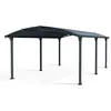 Palram - carport 23.1m² gris anthracite  705516 - arcadia 6400 705516
