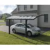 Palram   Canopia - Carport Arizona Breeze 2.9x4.95 Gris anthracite