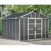 CANOPIA BY PALRAM Abri de jardin Yukon polycarbonate gris foncé surface totale 13,1m²