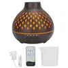 Non communiqué Humidificateur d'Air + Diffuseur d'Arômes à Ultrasons 2 en 1 avec Lumière LED 400 ml