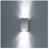 STOEX Applique Murale Led Moderne 2W Applique Murale Intérieure Lampe Murale Cube en Aluminium Pour Chambre Salon Couloir Blanc Froid