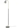Luminaire Center Lampadaire deluxe en métal et gris chaudlaiton diamètre 9,8 cm