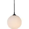 Suspension en verre noir 25 cm Capo - Belid