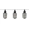 STAR TRADING Guirlande lumineuse solaire LED Cage à 8 lampes