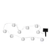 Star Trading Best season 477-13 guirlande lumineuse solaire boules blanches extérieur lumière blanche froide 2,7 m 10 led