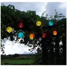 STAR TRADING Guirlande lumineuse solaire LED 10 lampes colorées