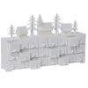 Calendrier de l'Avent led Star Trading « Yuletide » en bois, blanc, 24...