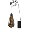 STAR TRADING Lampe déco LED Glow vintage avec minuteur, fumée