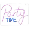 STAR TRADING Applique murale LED Party Time, rose/blanc Plexiglas 48 x 36 cm USB